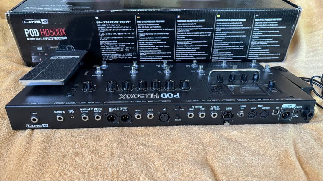 LINE6 POD HD 500X　エレキギター　マルチエフェクター