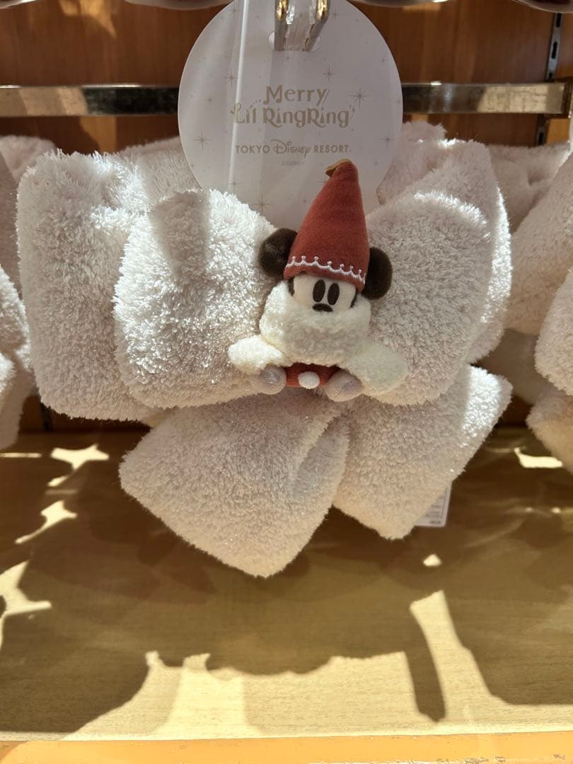 新品未使用　クリスマスディズニー　リルリンリン　マフラー　トートバッグ　セット