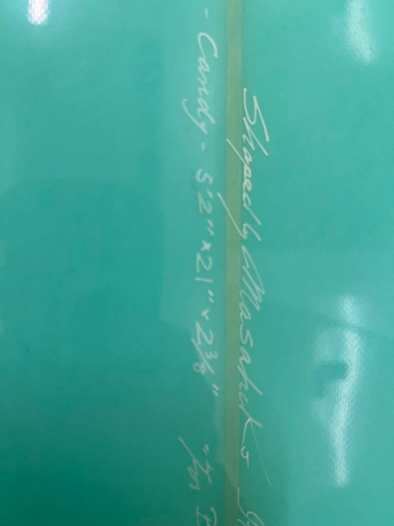 ミニシモンズ 5'2\" ミントグリーン サーフボード　手渡しのみ