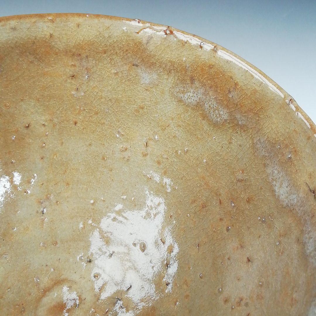 Ｔ４６２　茶碗　『萩焼』『原田隆峰』『仕覆付』　木箱　抹茶碗　茶道具