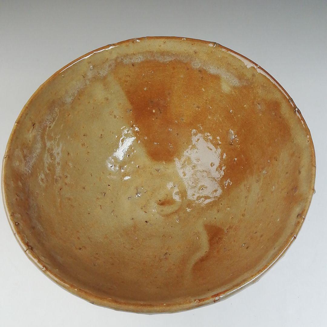 Ｔ４６２　茶碗　『萩焼』『原田隆峰』『仕覆付』　木箱　抹茶碗　茶道具