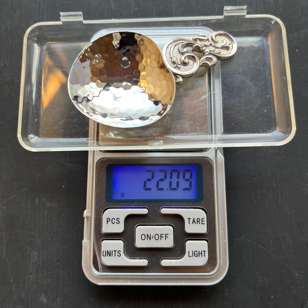 未使用品 純銀 スプーン ティーシャベル WAKO スターリングシルバー950