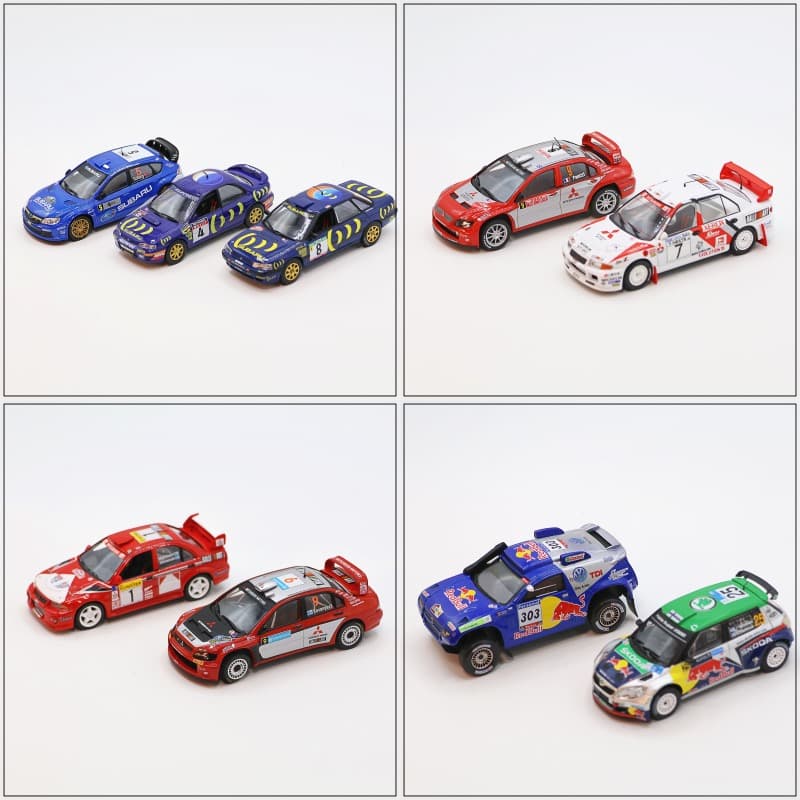 ラリーカーコレクション｜1/43 ミニカー｜４４個おまとめセット