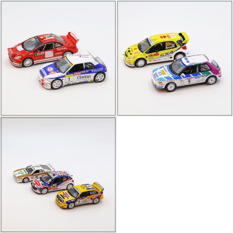 ラリーカーコレクション｜1/43 ミニカー｜４４個おまとめセット