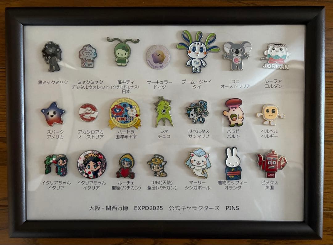 EXPO2025 キャラクターピンバッジセット