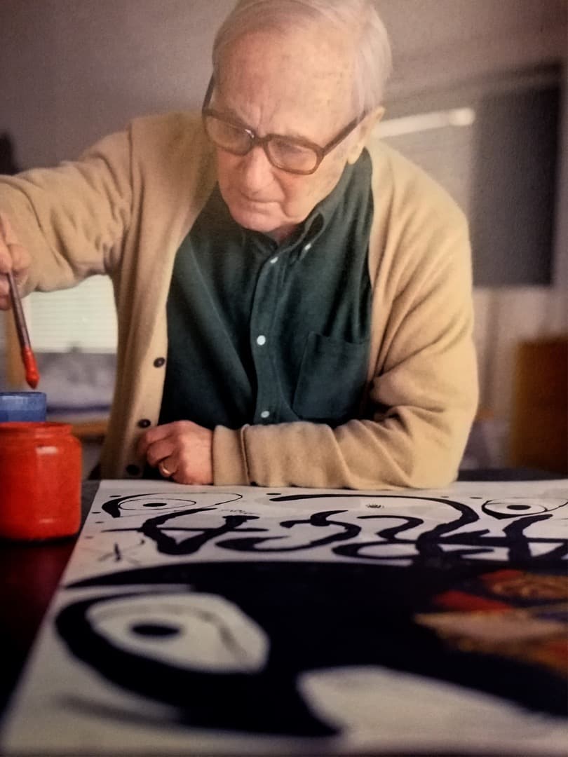 FCバルセロナ 75周年 ポスター ジョアン・ミロ