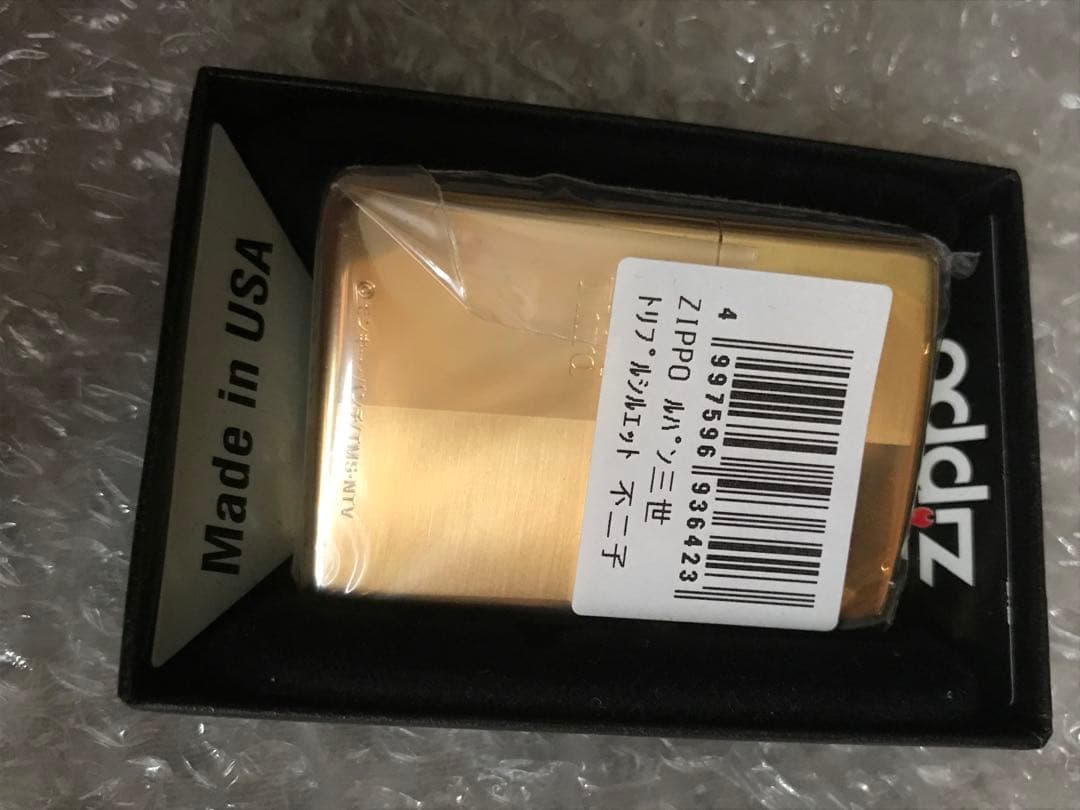 未使用 ルパン三世　峰　不二子　ジッポライター ZIPPO トリプルシルエット