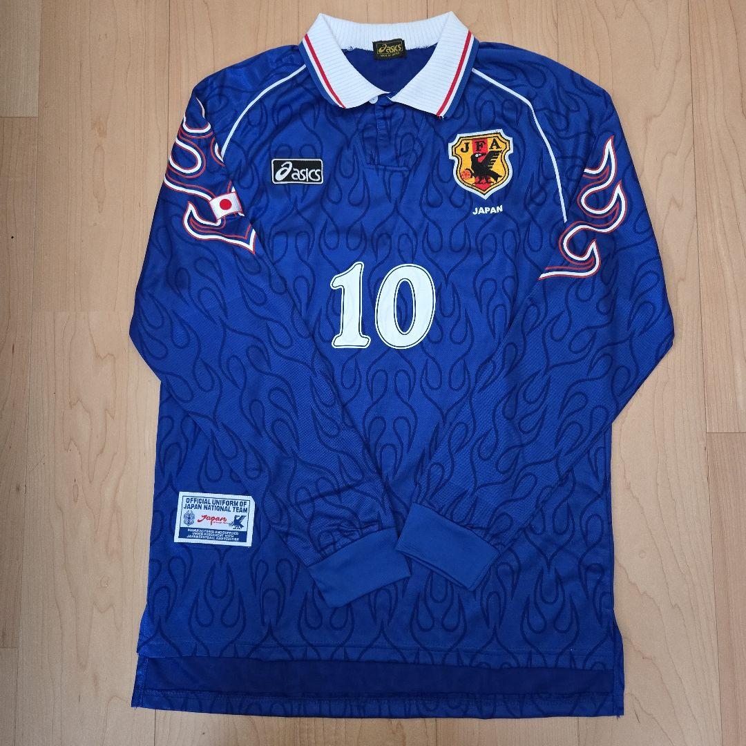 サッカー　日本代表　名波浩　長袖　ユニフォーム