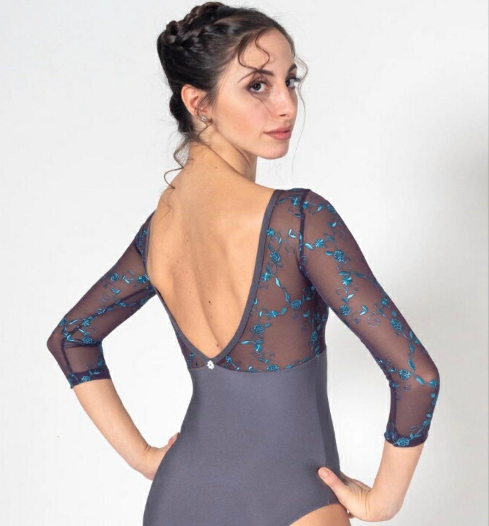 新品未使用　デラロミラノレオタード Magnete グレー レオタード