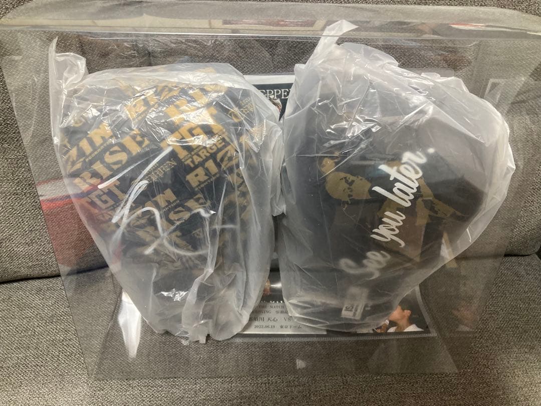 那須川天心　サイン入りグローブ　the match 2022記念