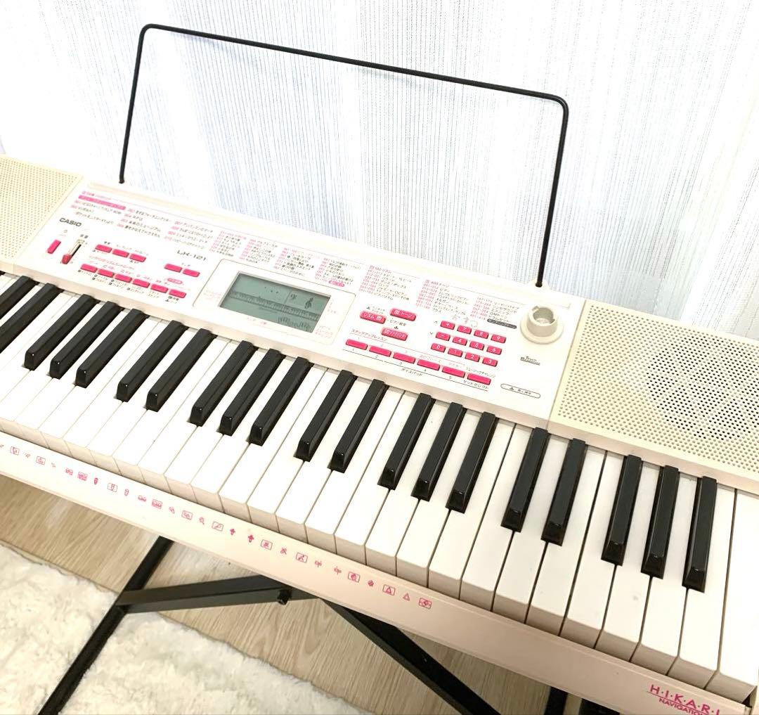 CASIO LK-121 61鍵キーボード　スタンドセット