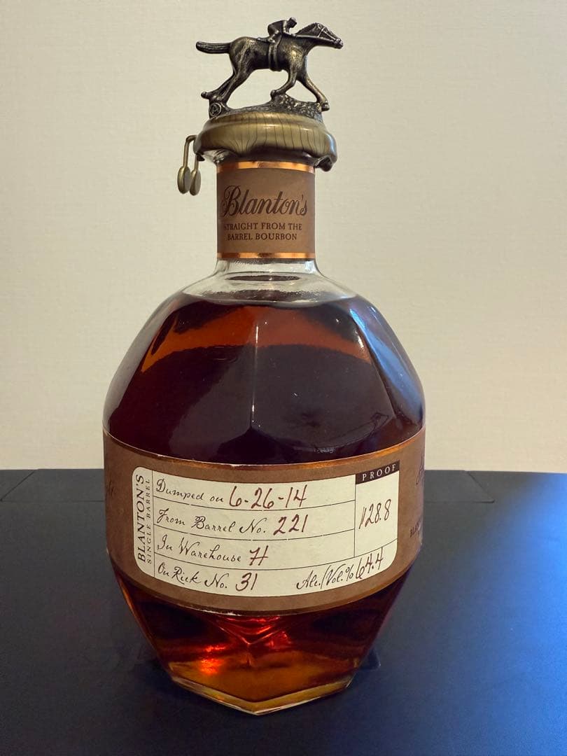 Blanton's ブラントンストレートフロムザバレル2014