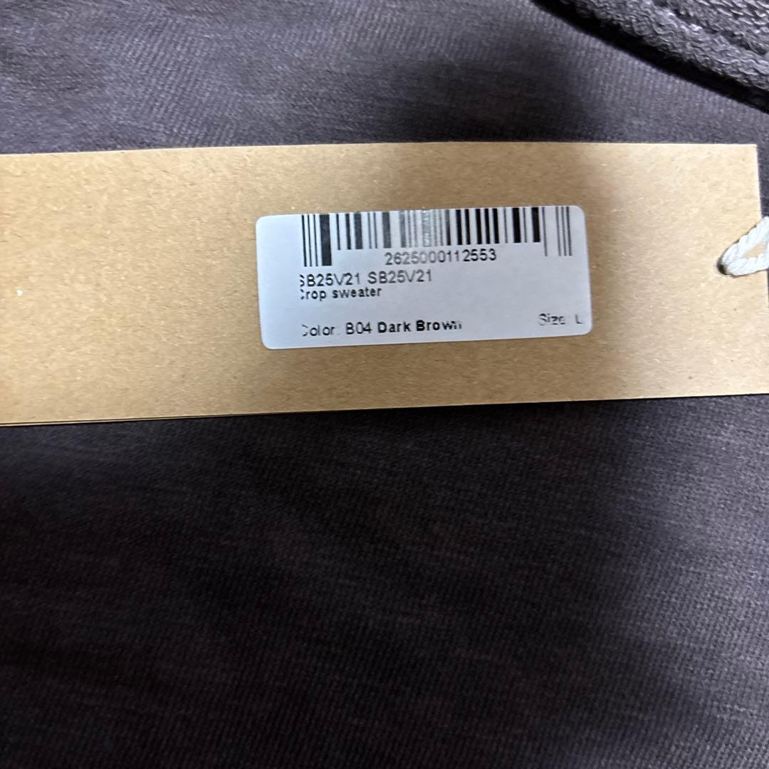 ★新品★salsation サルセーション クロップトップス ダークブラウン　Ｌ