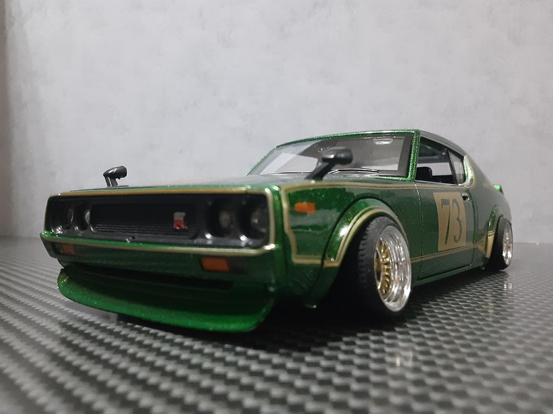 Maisto 1/24 日産 スカイライン 2000GT-R ケンメリレーシング