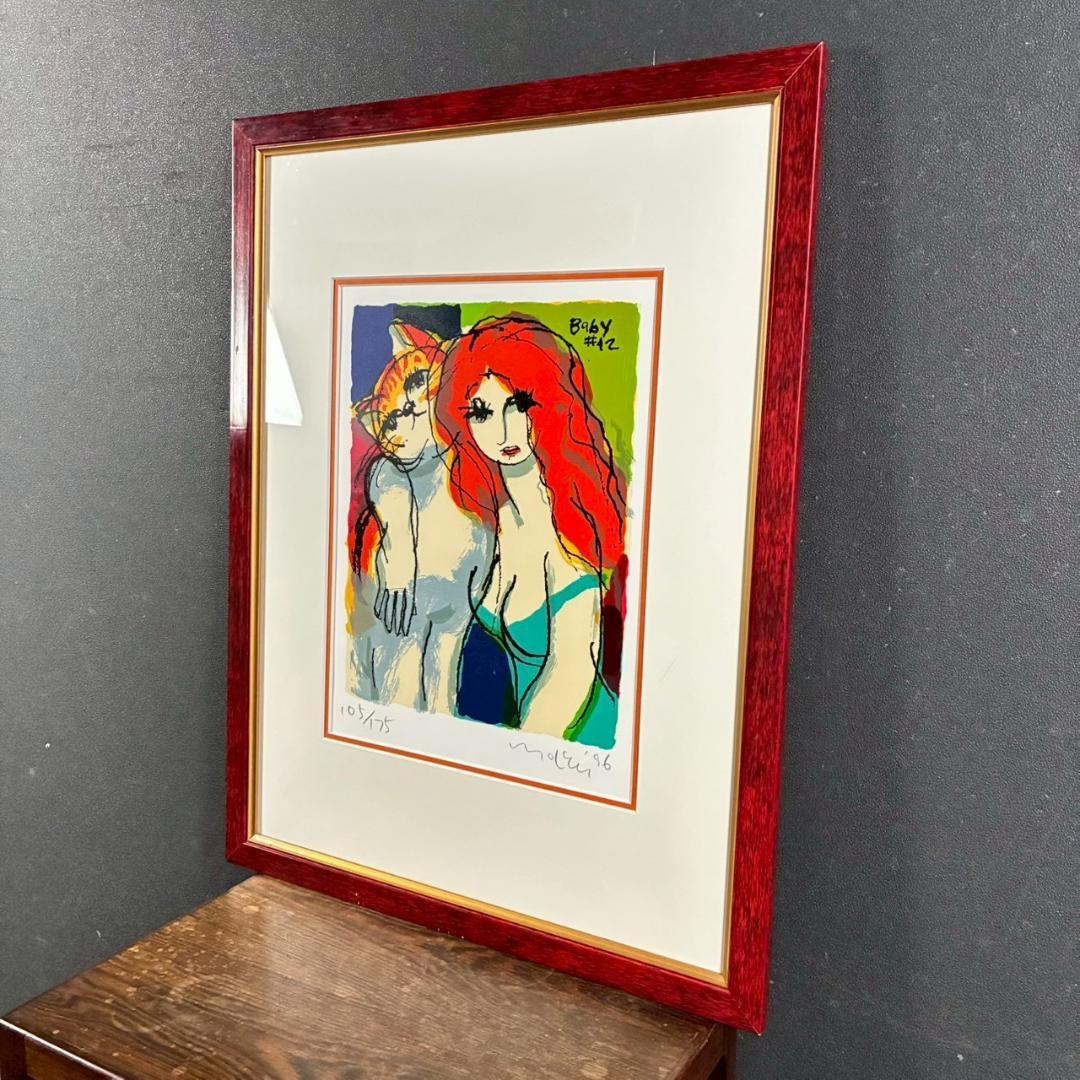 美品 マイケル・ルー「Baby#12」シルクスクリーン 直筆サイン・保証書有 猫