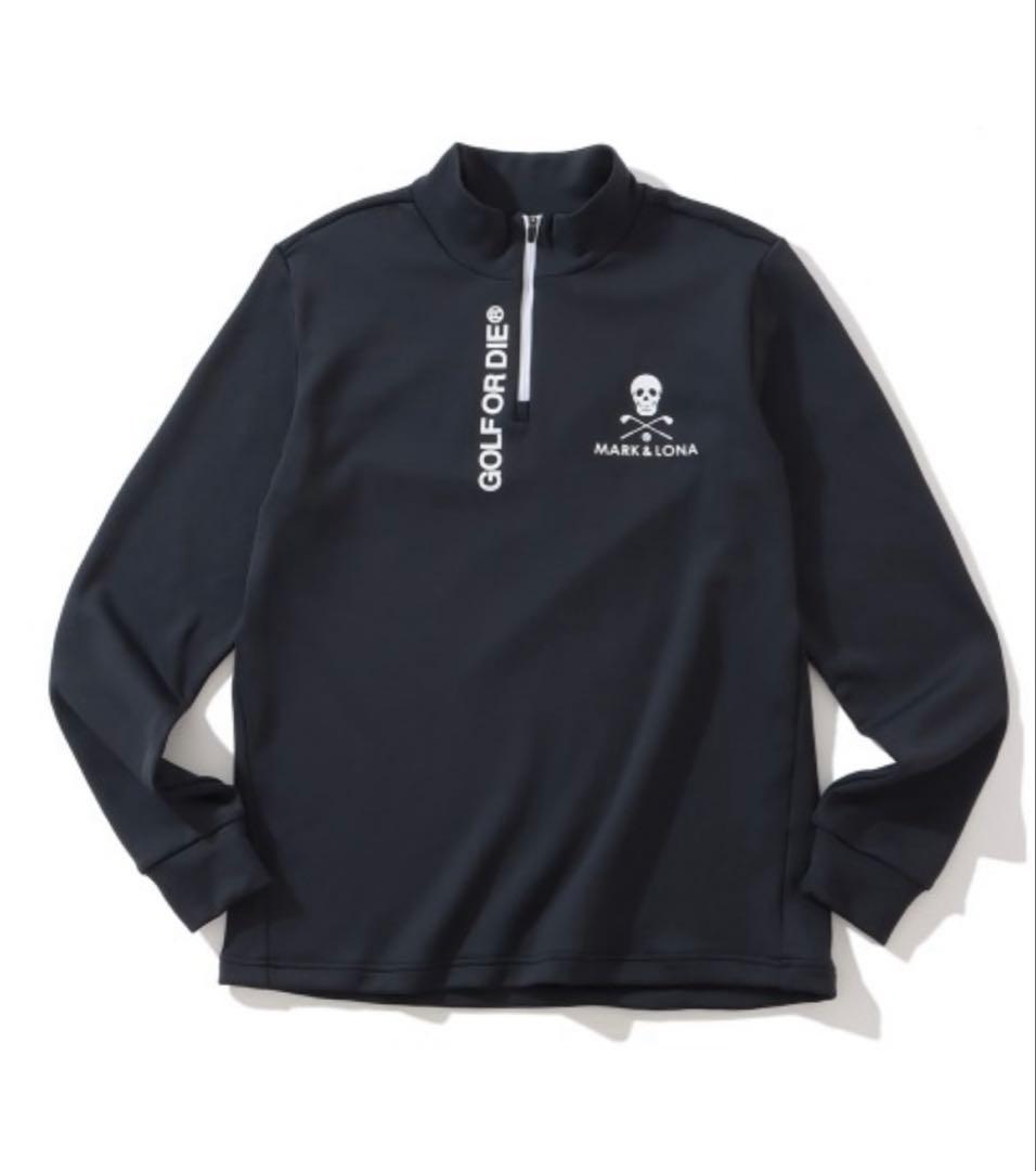 美品　マークアンドロナ　ゴルフシャツ ブラック　サイズ46(Mサイズ相当)