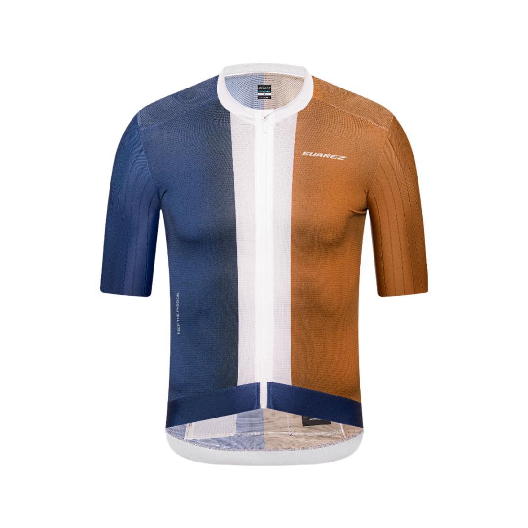 新品サイクルジャージ　SUAREZ　パープル（M)