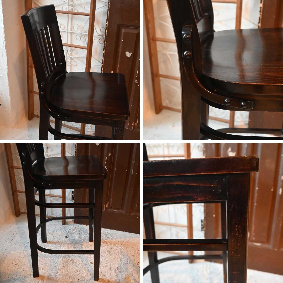 IFU-413-1 英国ヴィンテージ カウンターチェア ハイチェア BARチェア