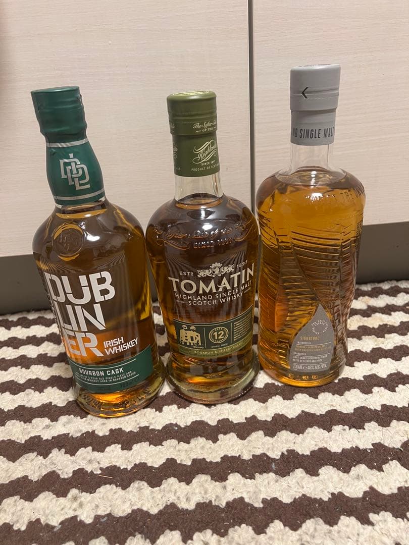 ダブリン バーボンカスクTOMATIN ク・ボカン シグネチャー3本セット
