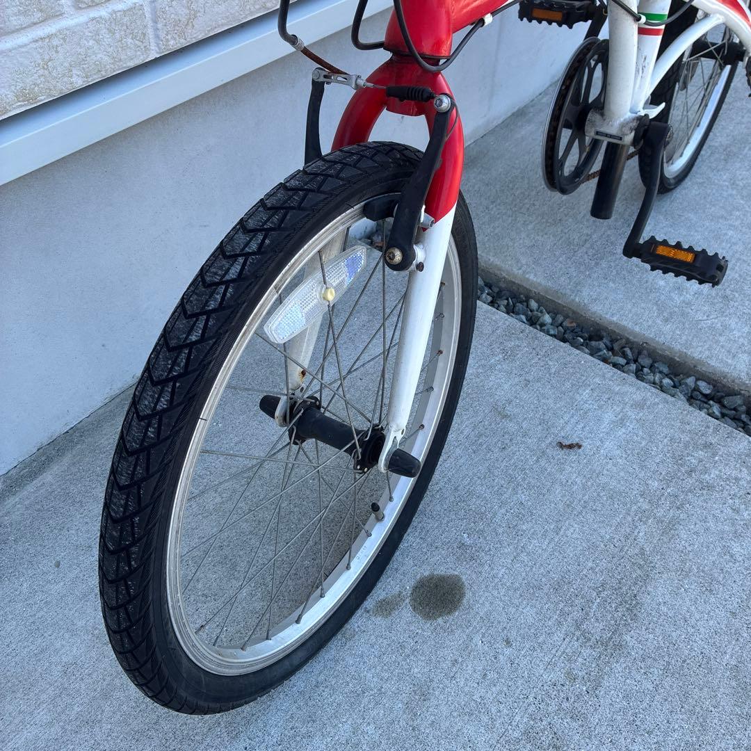 Ferrari フェラーリ　折りたたみ自転車 レッド・ホワイト