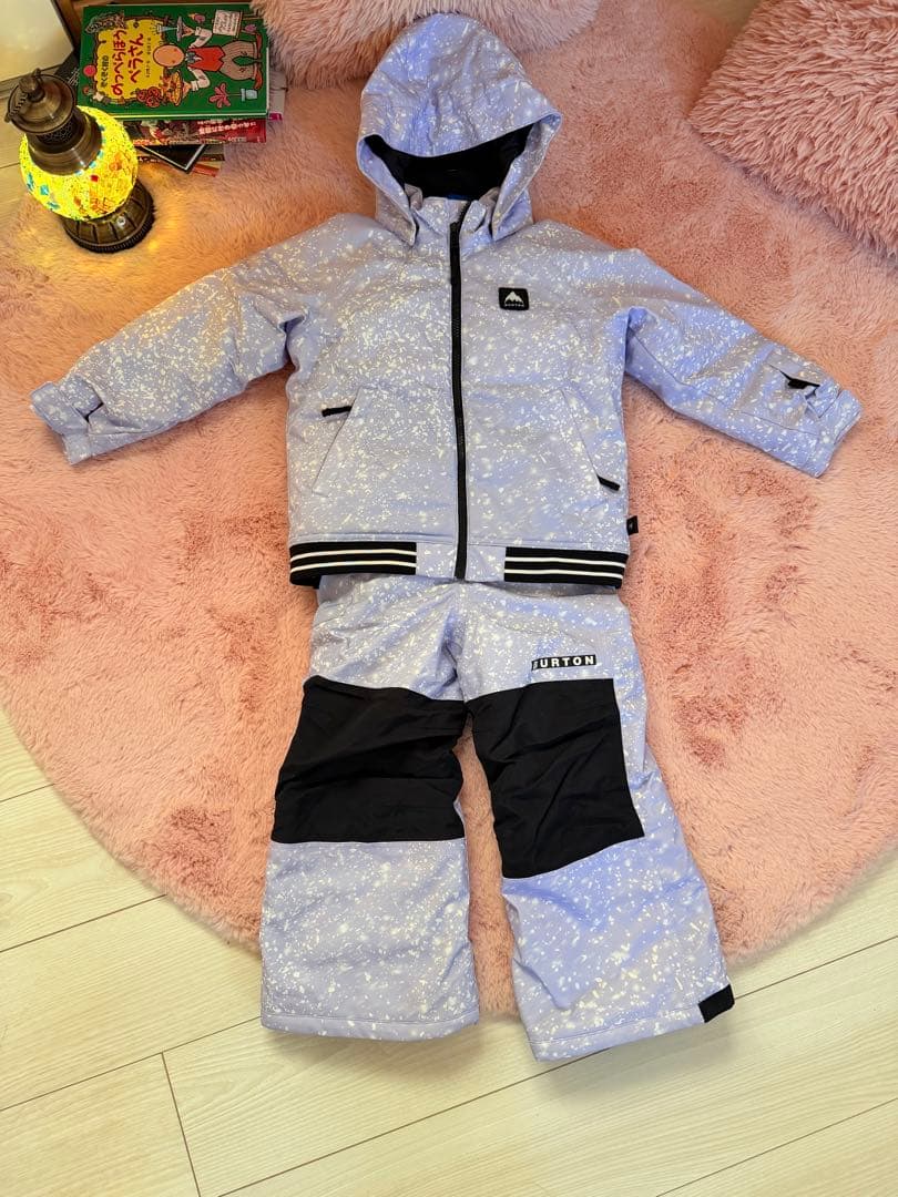 BURTON キッズ スキーウェア 上下セット 雪遊び　スノボ 100-110