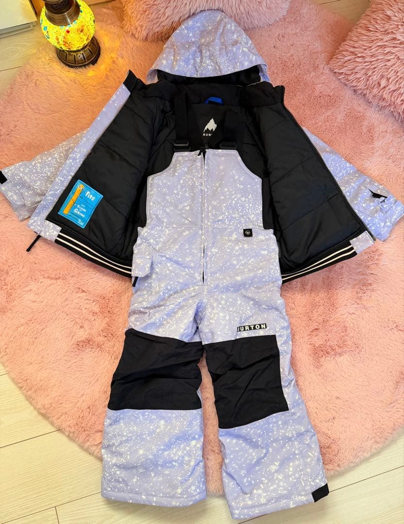 BURTON キッズ スキーウェア 上下セット 雪遊び　スノボ 100-110