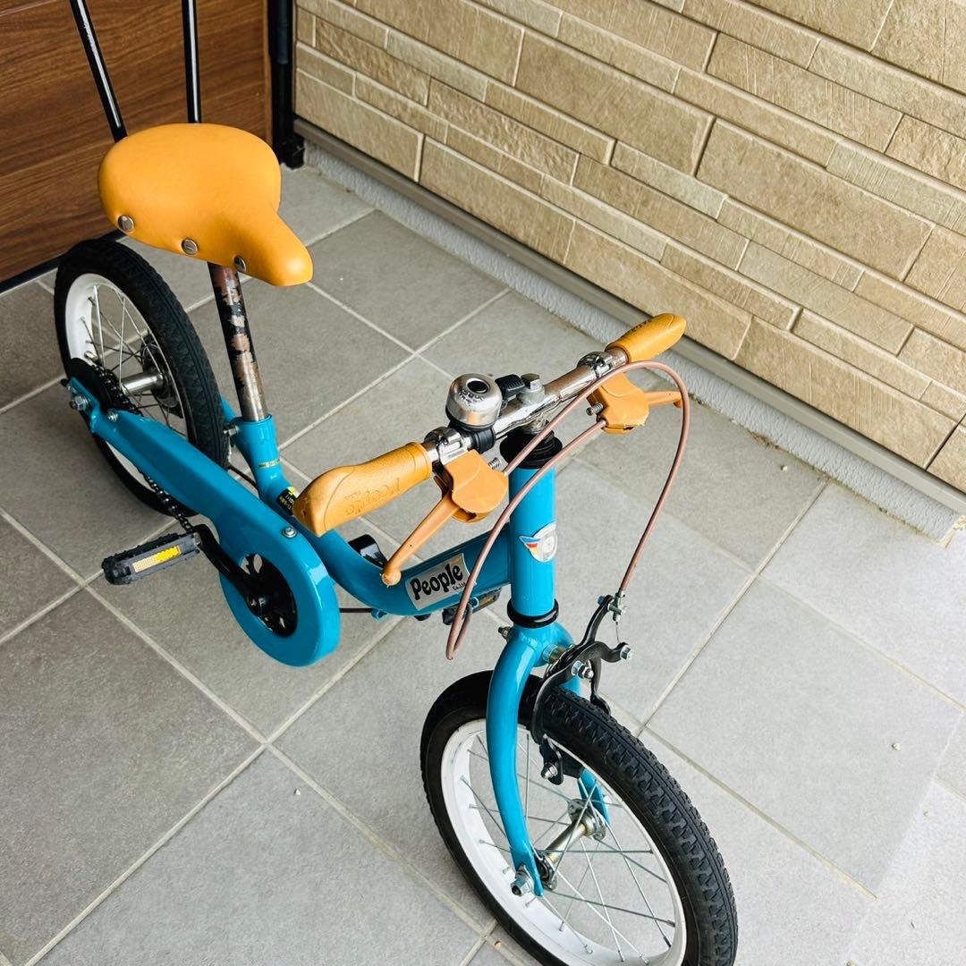 【直接渡し】People ケッターサイクル ターコイズブルー 14インチ