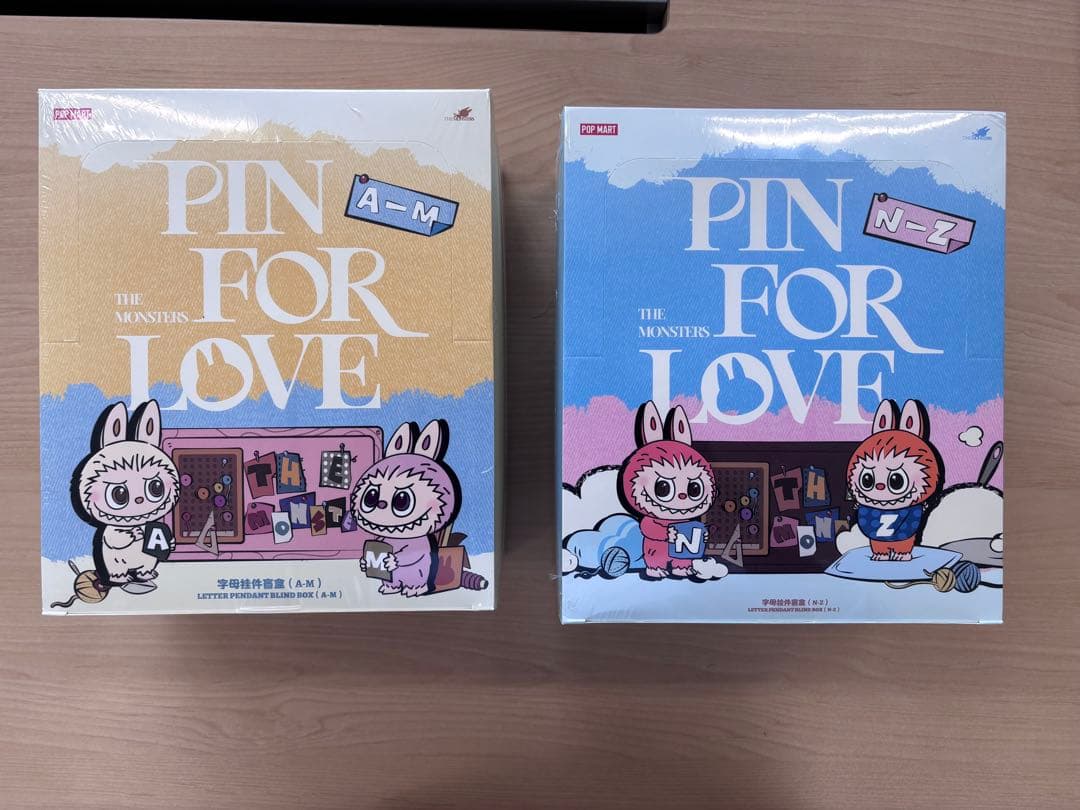 【正規品・店舗限定品】ラブブ　PIN FOR LOVE セット A-M N-Z