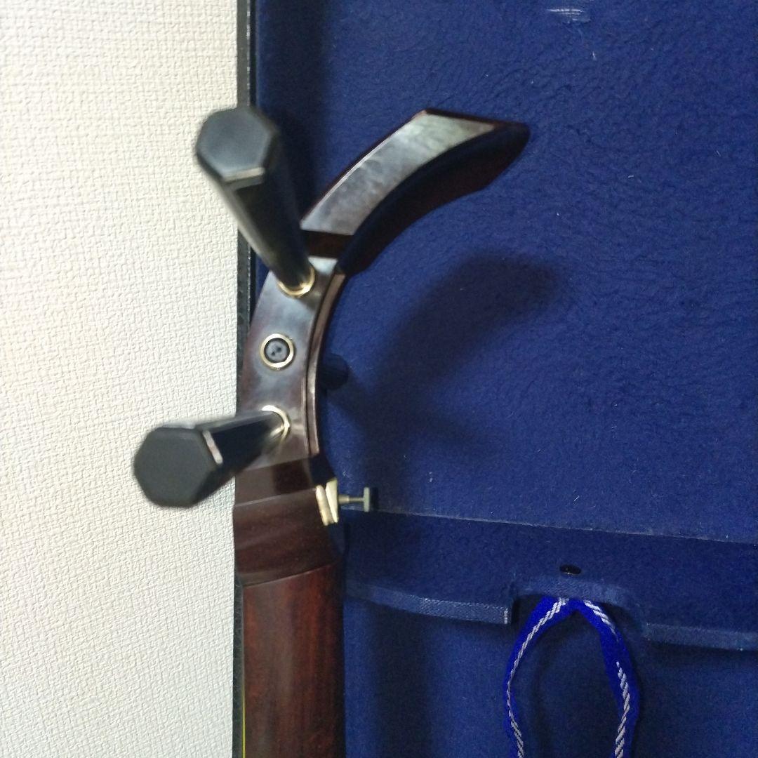 三味線 中棹 東さわり有り　短棹　破れ無し　ハードケース付き