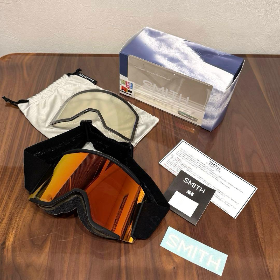 SMITH スミス SQUAD XL スノー ゴーグル 箱付き 付属品付き