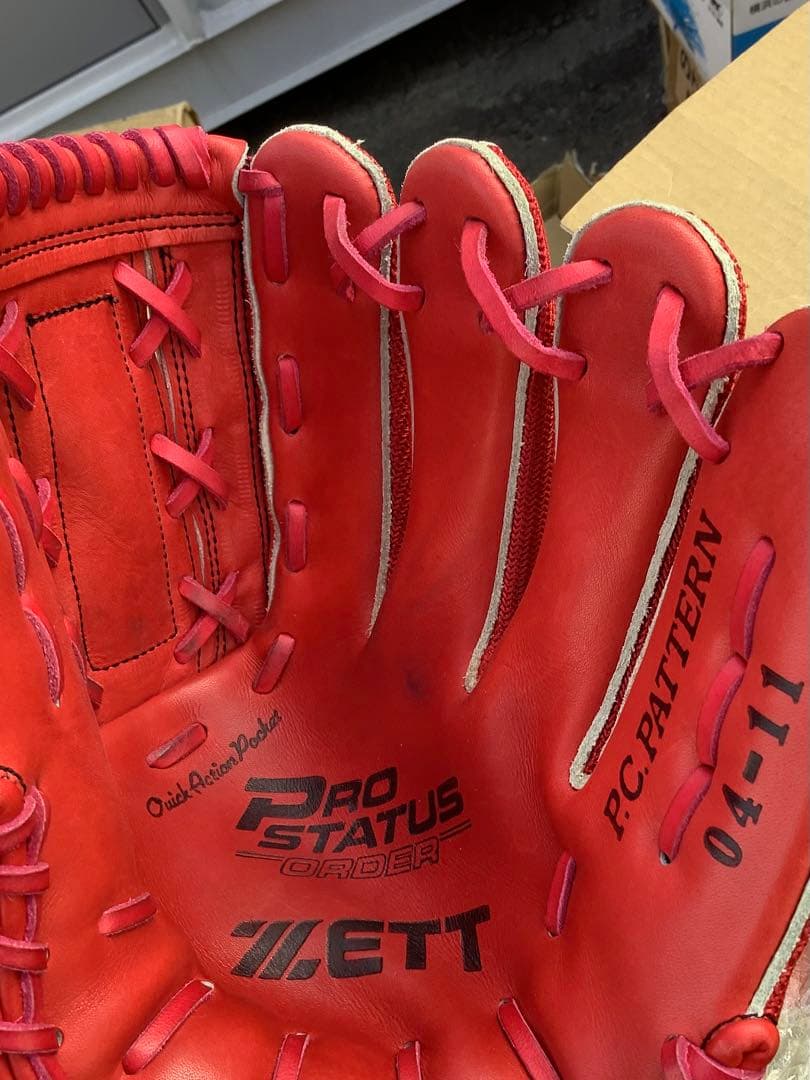 未使用 ヤクルトスワローズ 一場投手 プロ支給品 ゼット ZETT