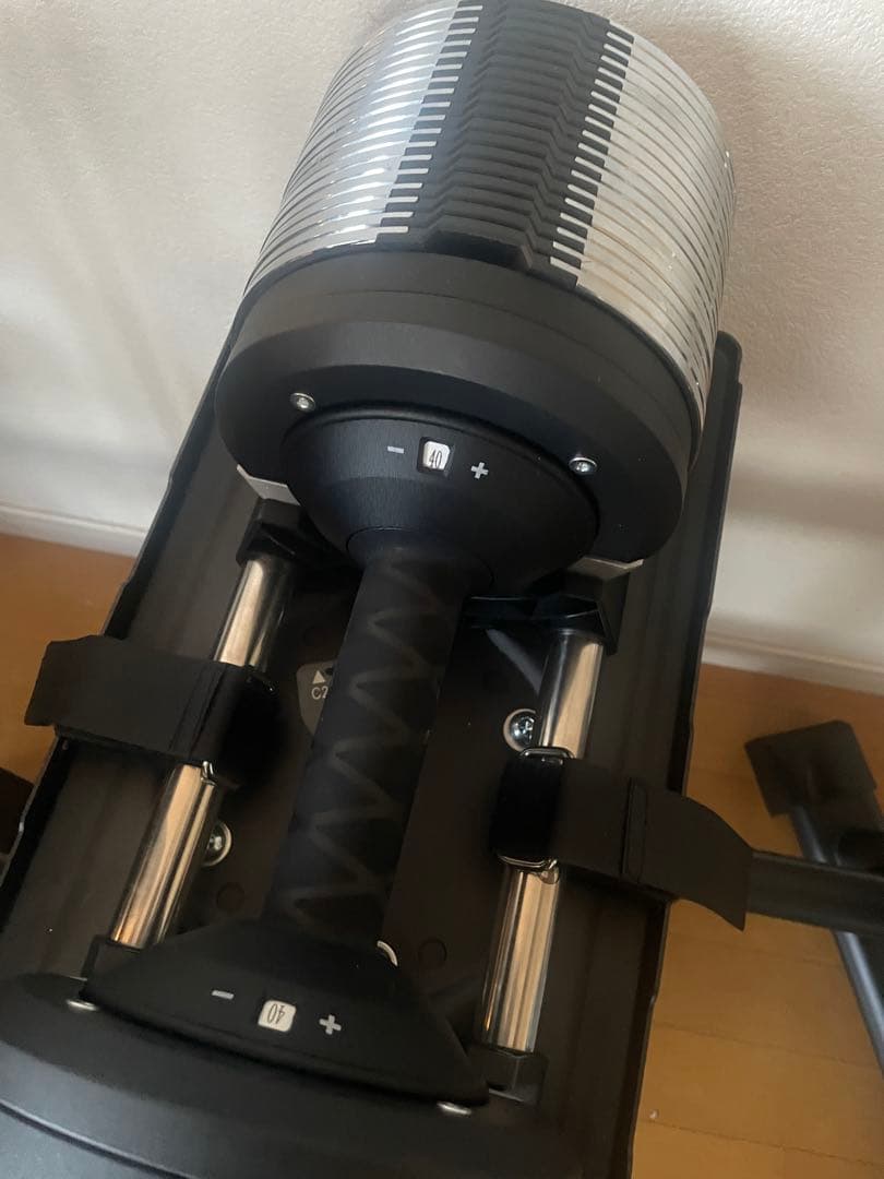 【超美品】 ライシン 可変式ダンベル 40kg 2個セット スタンド付き