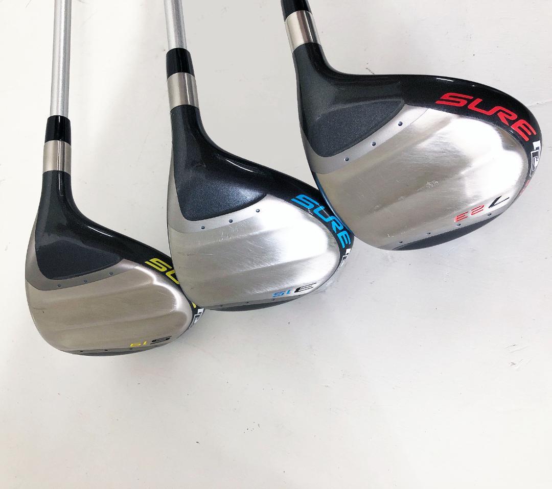 MIZUNO★フェアウェイウッド SURE DD 2.0 ３W ５W ７W 3本