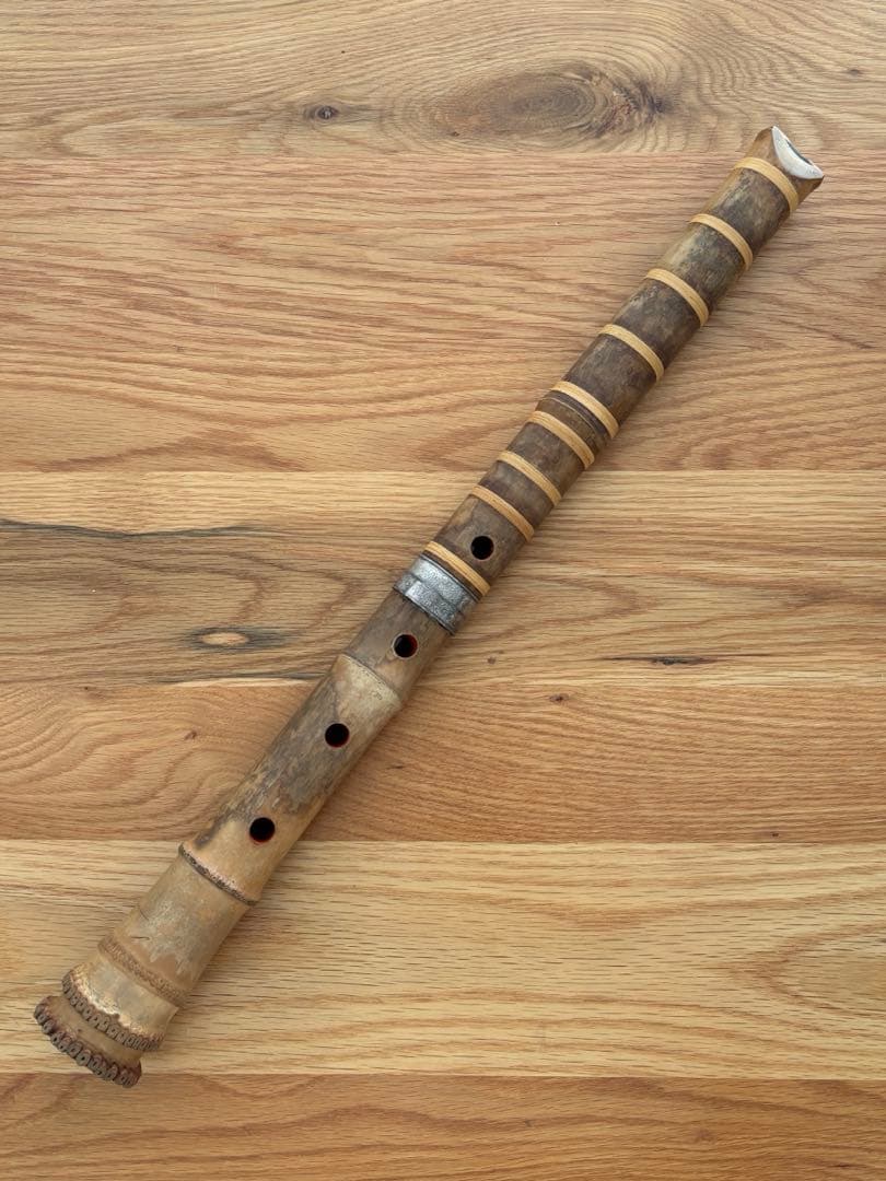 に*る様 尺八本体 竹製 4音孔①