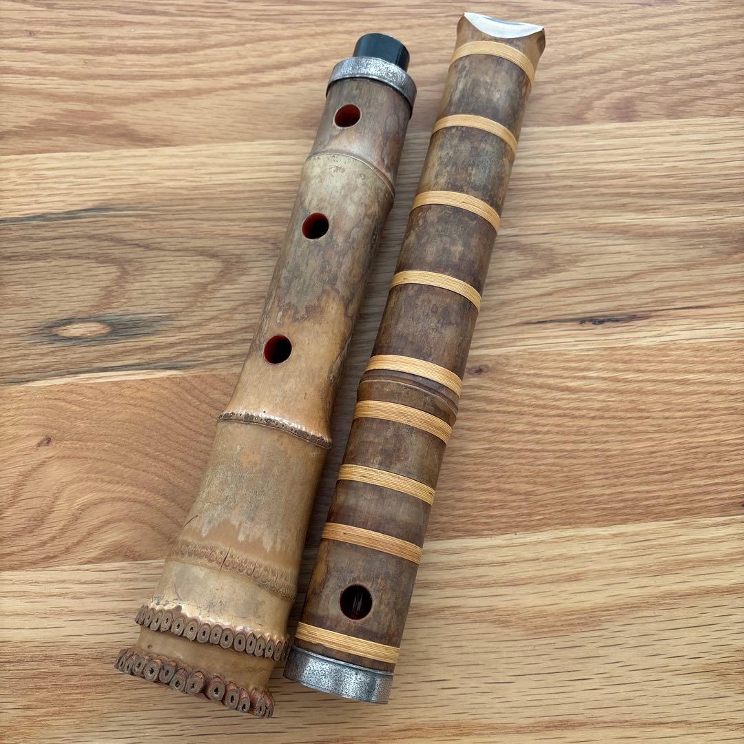 に*る様 尺八本体 竹製 4音孔①