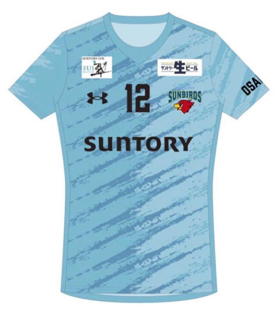 24-25オーセンティックユニフォーム(2nd・水色) 12 髙橋藍 サントリー