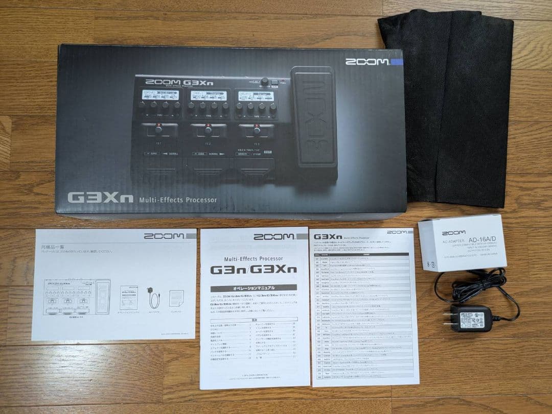 説明書あり　ZOOM G3Xn マルチエフェクター　音出し確認　メモリー初期化済
