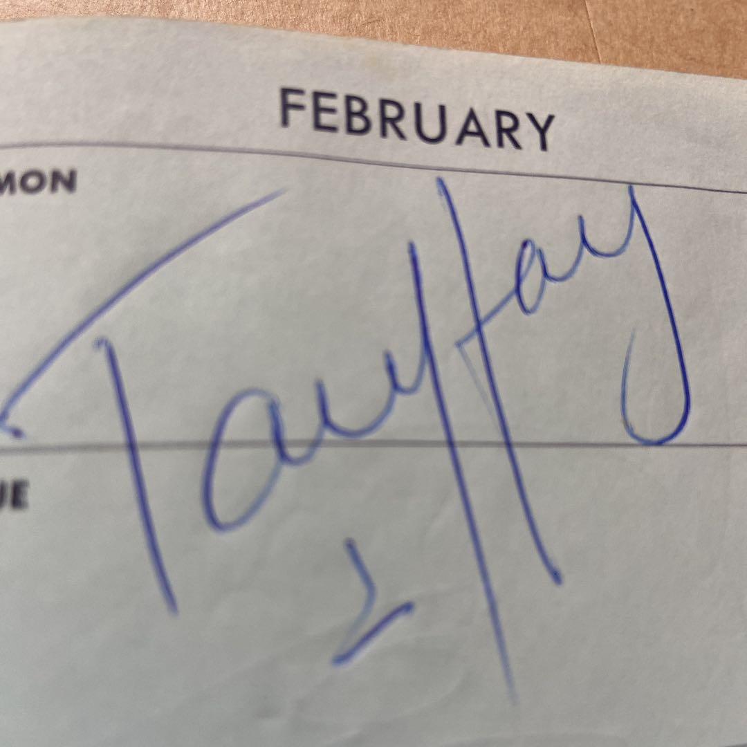 97年のブラジル代表選手のサイン