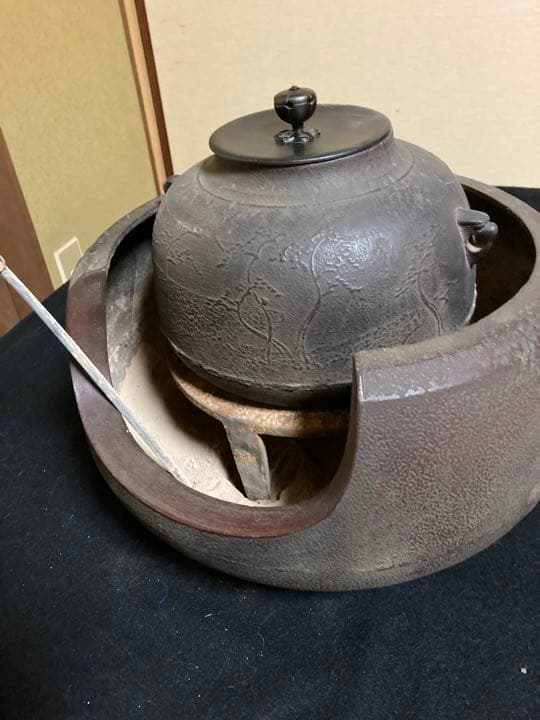 茶釜と風炉