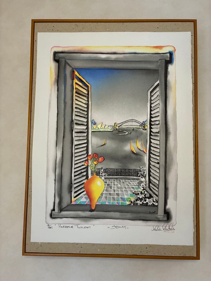 オーストラリアで購入した水彩画