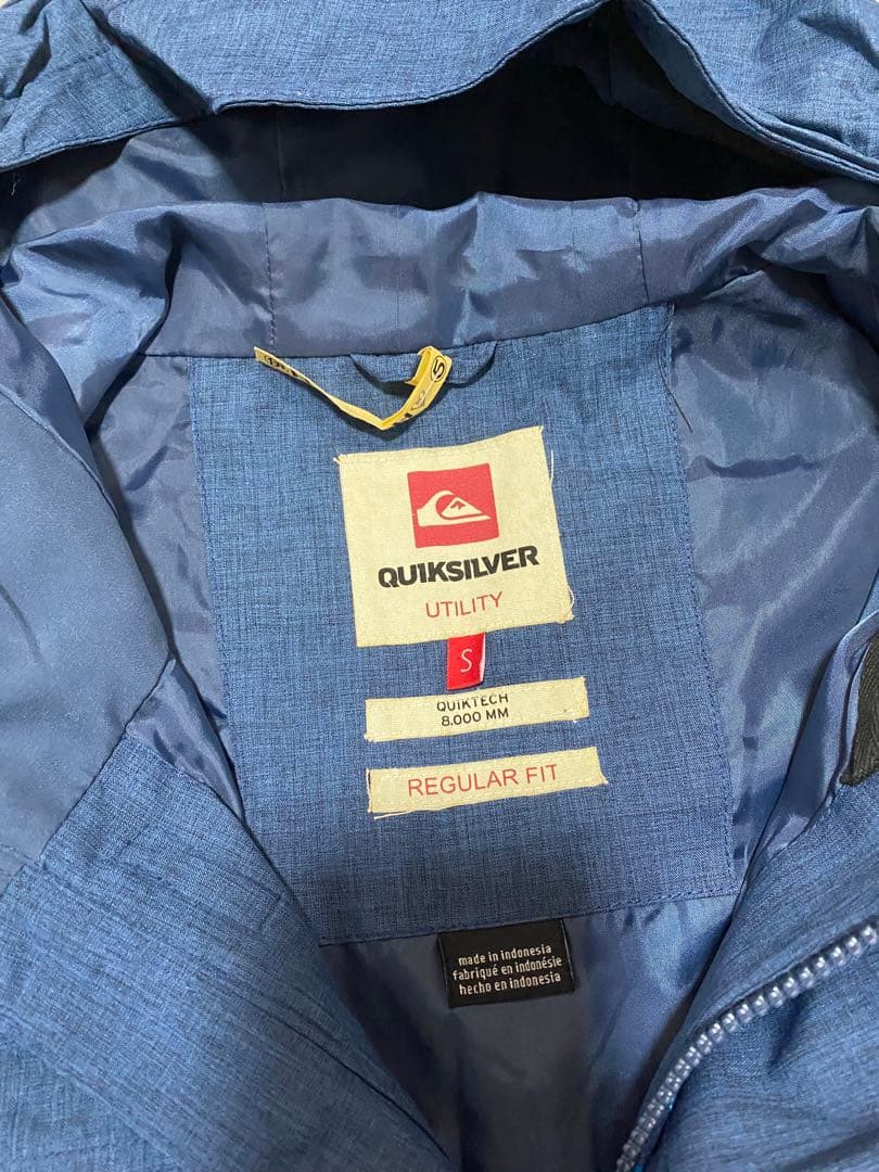 QUIKSILVER スノーボードウェア Sサイズ上下セット