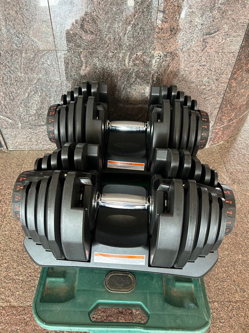 引取歓迎4WD 可変式ダンベル 4kg〜38kg 2個セット 千葉県鎌ケ谷市