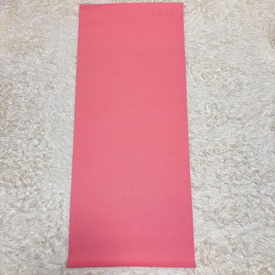 【美品】LAVA ヨガマット 2枚セット ピンク ネイビー 3mm ホットヨガ