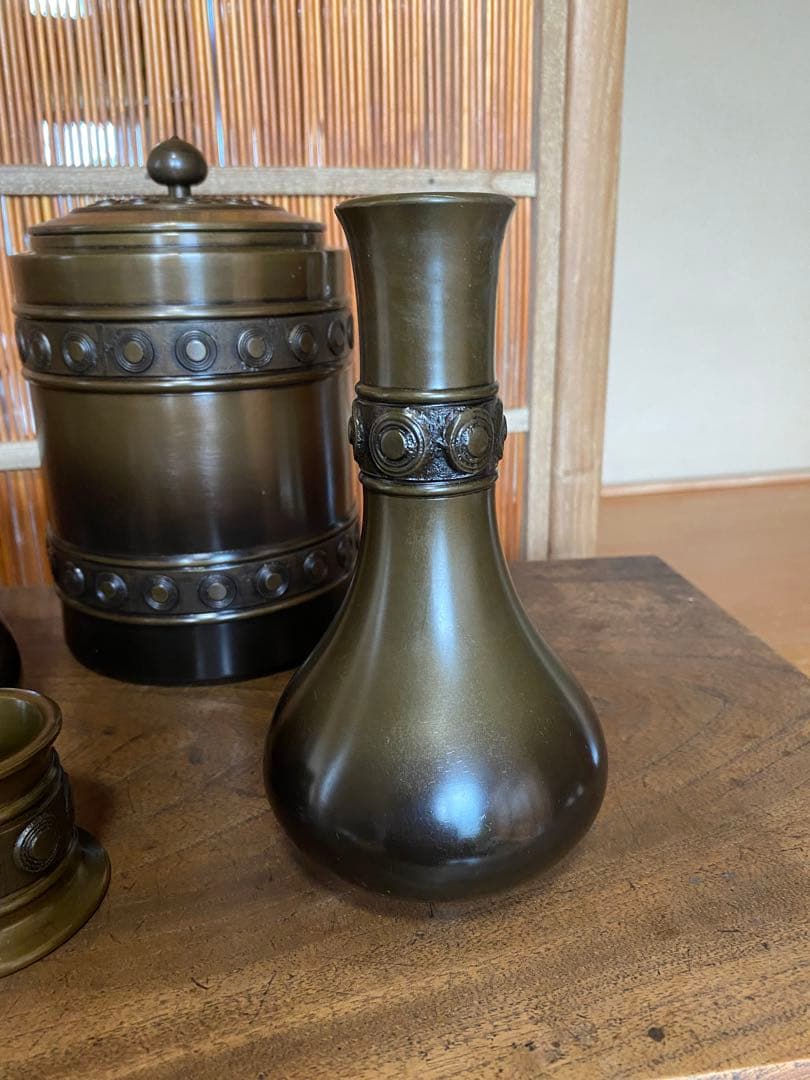 茶道具　皆具　銅製