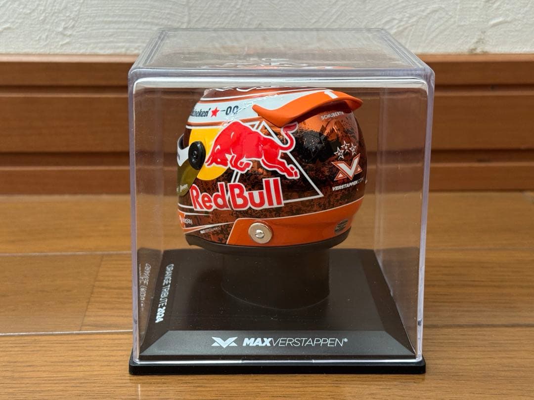 フェルスタッペン1/4スケール ヘルメット オレンジトリビュート