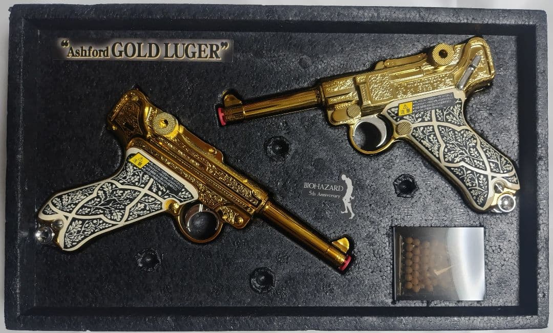 バイオハザード コードベロニカ アッシュフォード ゴールド ルガー P08