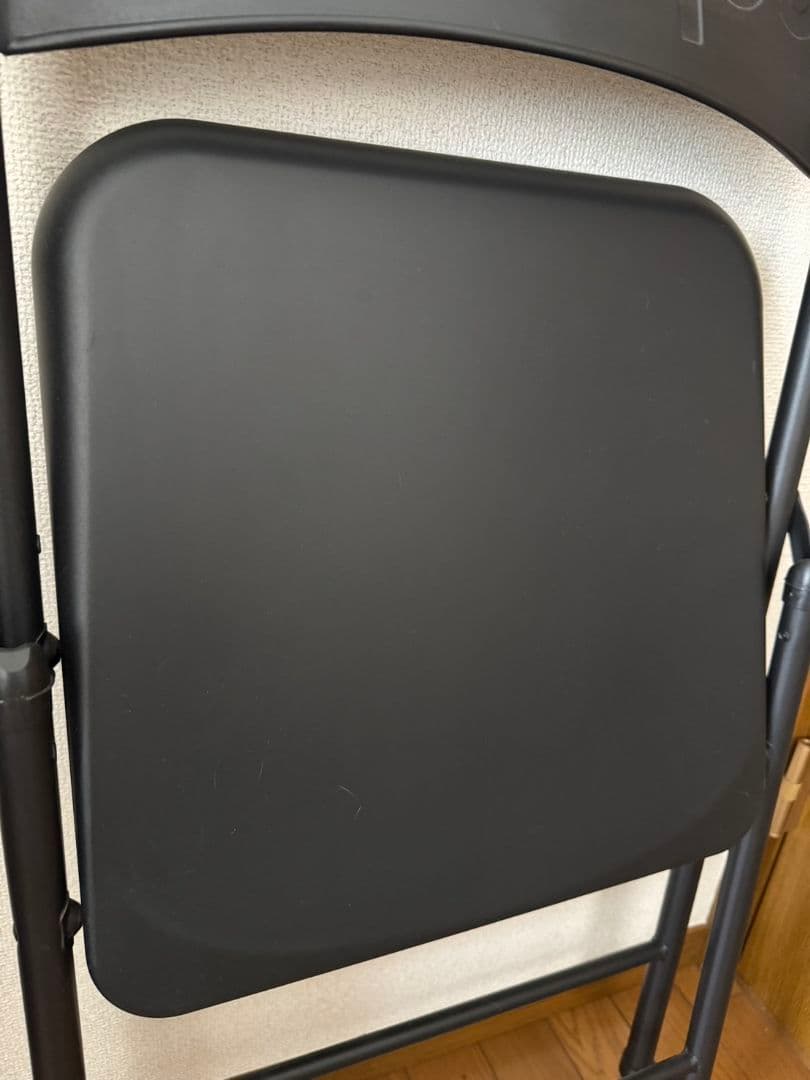 未使用　保管品　シュプリーム　チェア　折りたたみ　ブラック