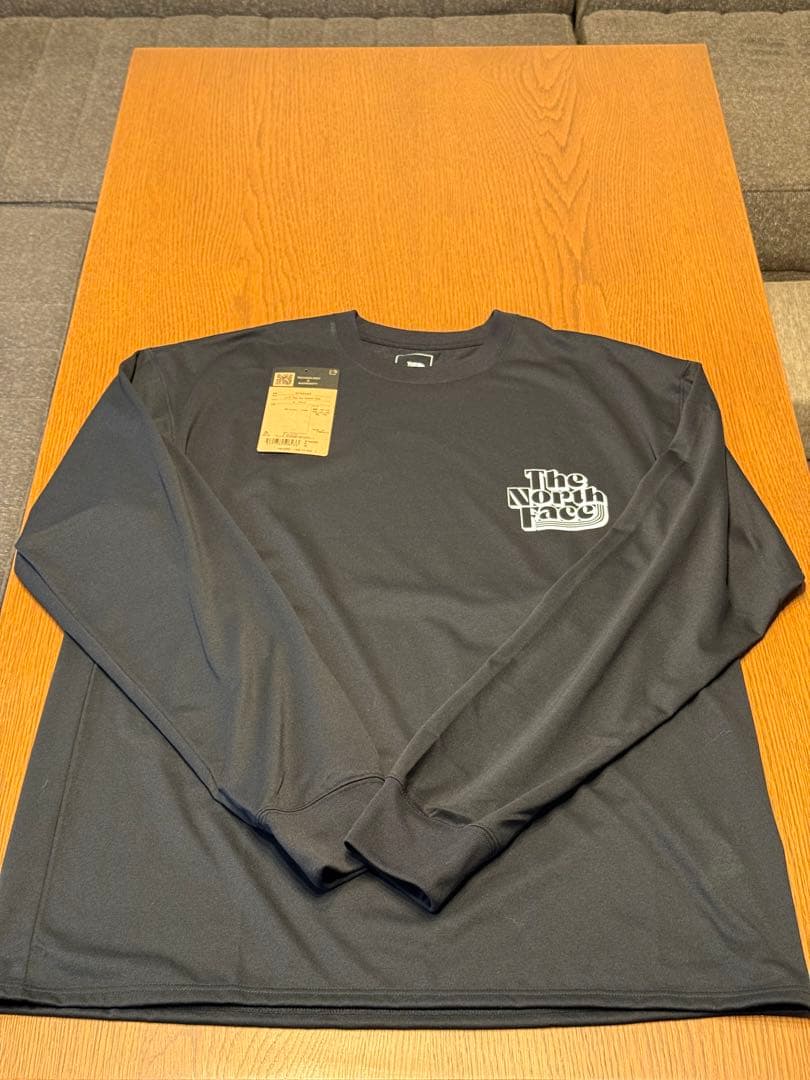 新品 黒 ノースフェイス フリーラン ロングスリーブ ロンT ユニセックス XL