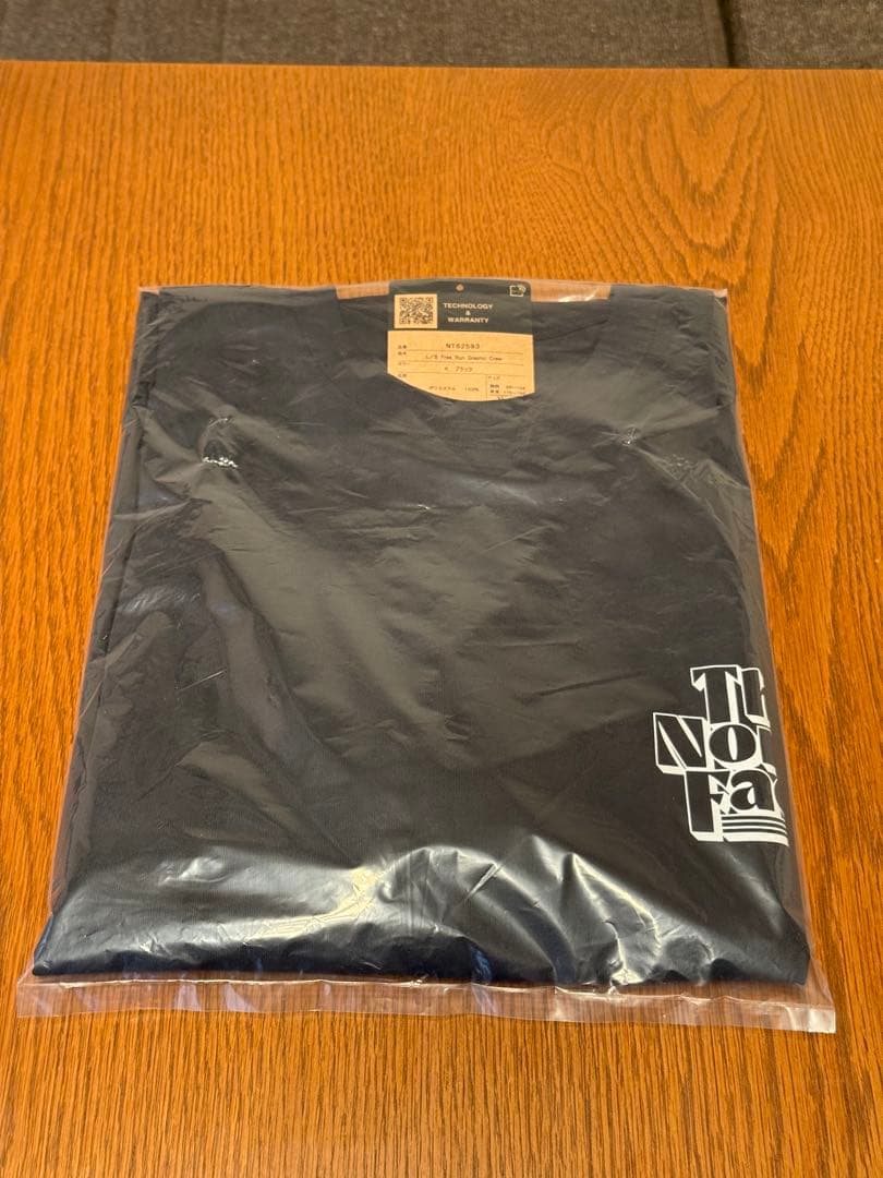 新品 黒 ノースフェイス フリーラン ロングスリーブ ロンT ユニセックス XL