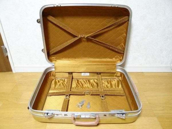 70年代 ビンテージ MARUEM スカイウェイ 海外旅行 スーツケース 鍵付き